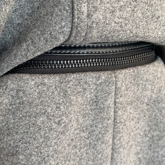 Danier Leather and Wool Coat - Picture 3 of 9